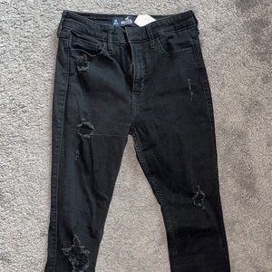 Hollister black skinny jeans